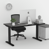 Electric Stand up Desk Frame - ErGear Height Adjustable Table Legs Sit Stand Desk Frame Up to Ergonomic Standing Desk Base Workstation Frame Only