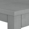 TOPMAX Farmhouse 48"Rectangular Wood Bar Height Dining Set Kitchen Breakfast Nook with 2 Chairs for Small Places,Gray
